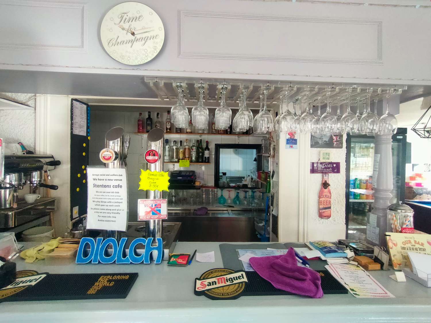 Traspaso Cafe Bar en Arroyo de la Miel - Benalmadena - con VIVIENDA / STUDIO INCLUIDO