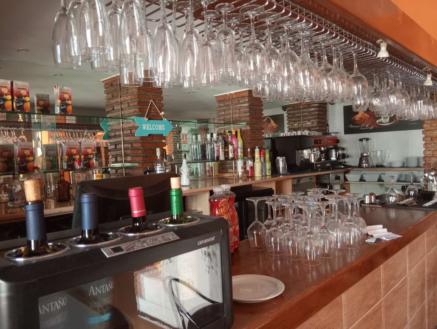 Bar & Restaurant Rental in Benalmadena Costa del Sol - with CHARCOAL BARBECUE