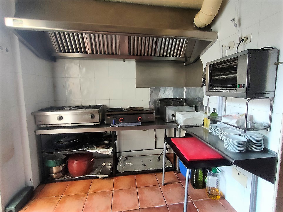 Cafe Bar for sale in Benalmadena - with Large Kitchen Terrace - Benalmadena Costa del Sol -